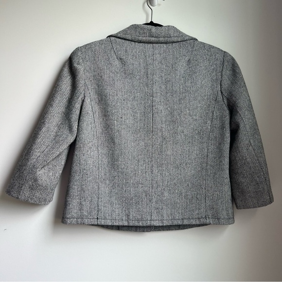 Worthington Gray Tailored Blazer Jacket - 3/4 length sleeves - Size Petite Small - Picture 4 of 6